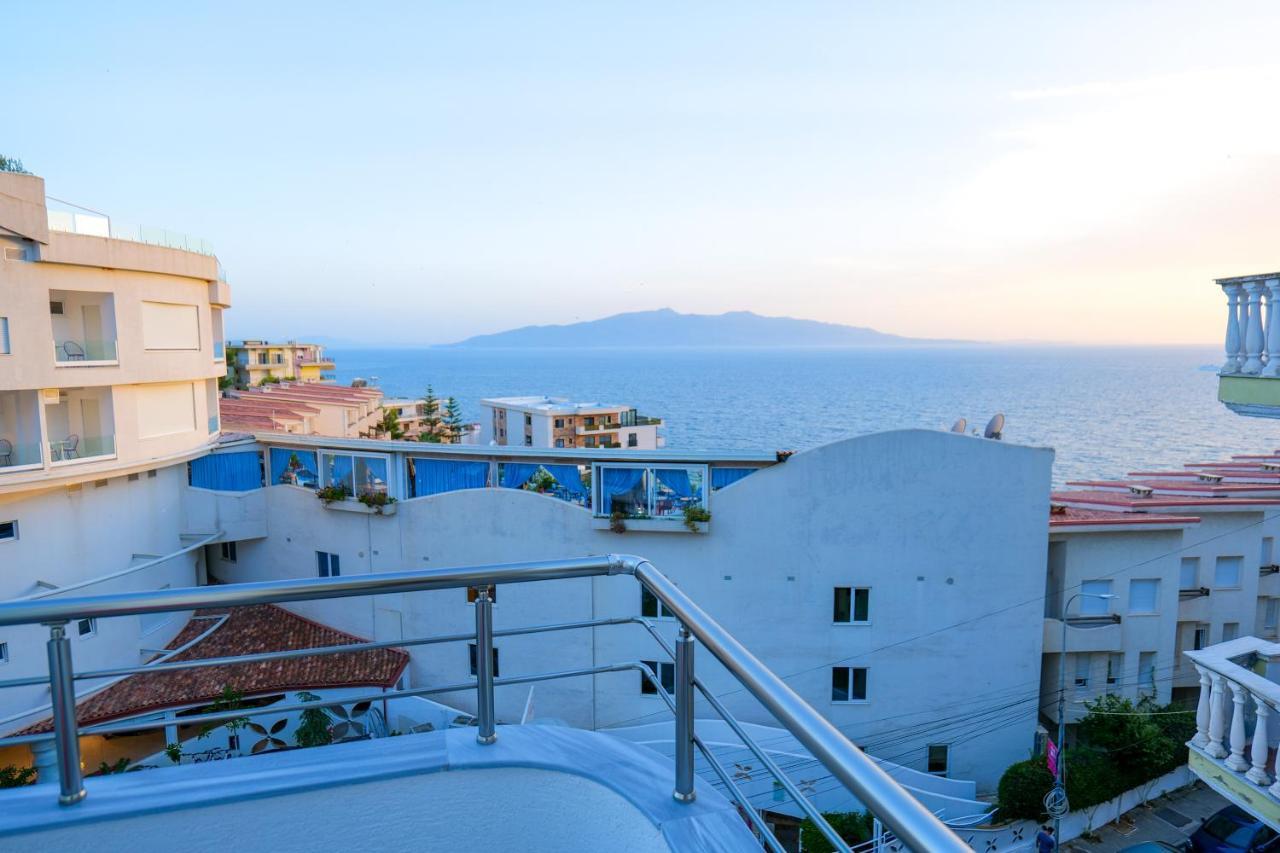 Gjoka Apartments, In Front Of Bougainville Bay Sarande Exterior photo
