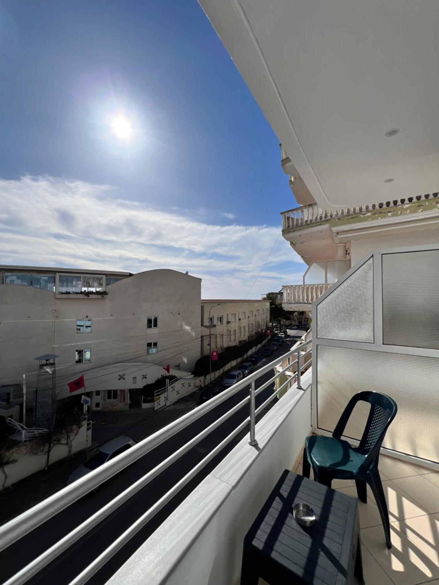 Gjoka Apartments, In Front Of Bougainville Bay Sarande Exterior photo