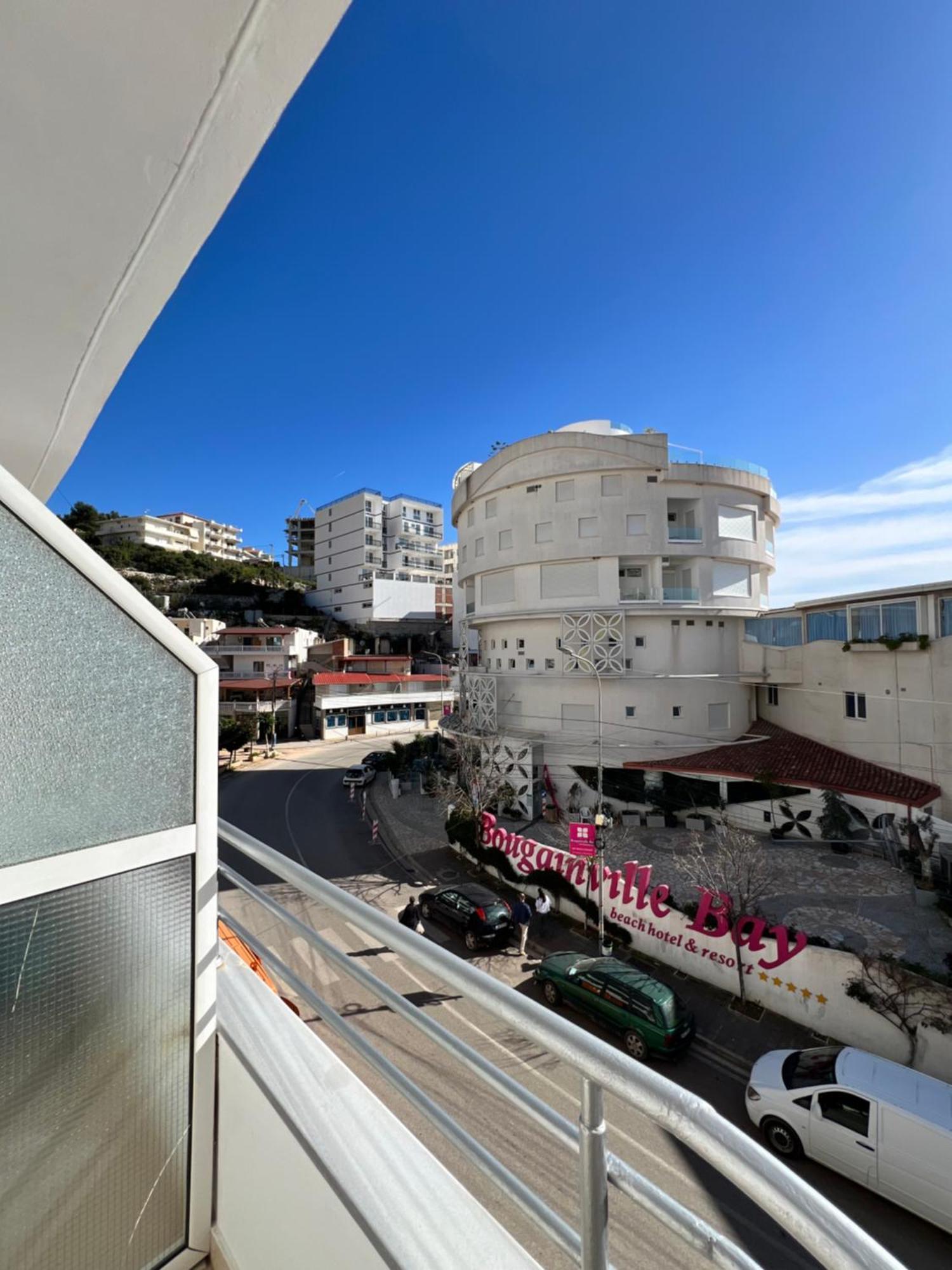 Gjoka Apartments, In Front Of Bougainville Bay Sarande Exterior photo